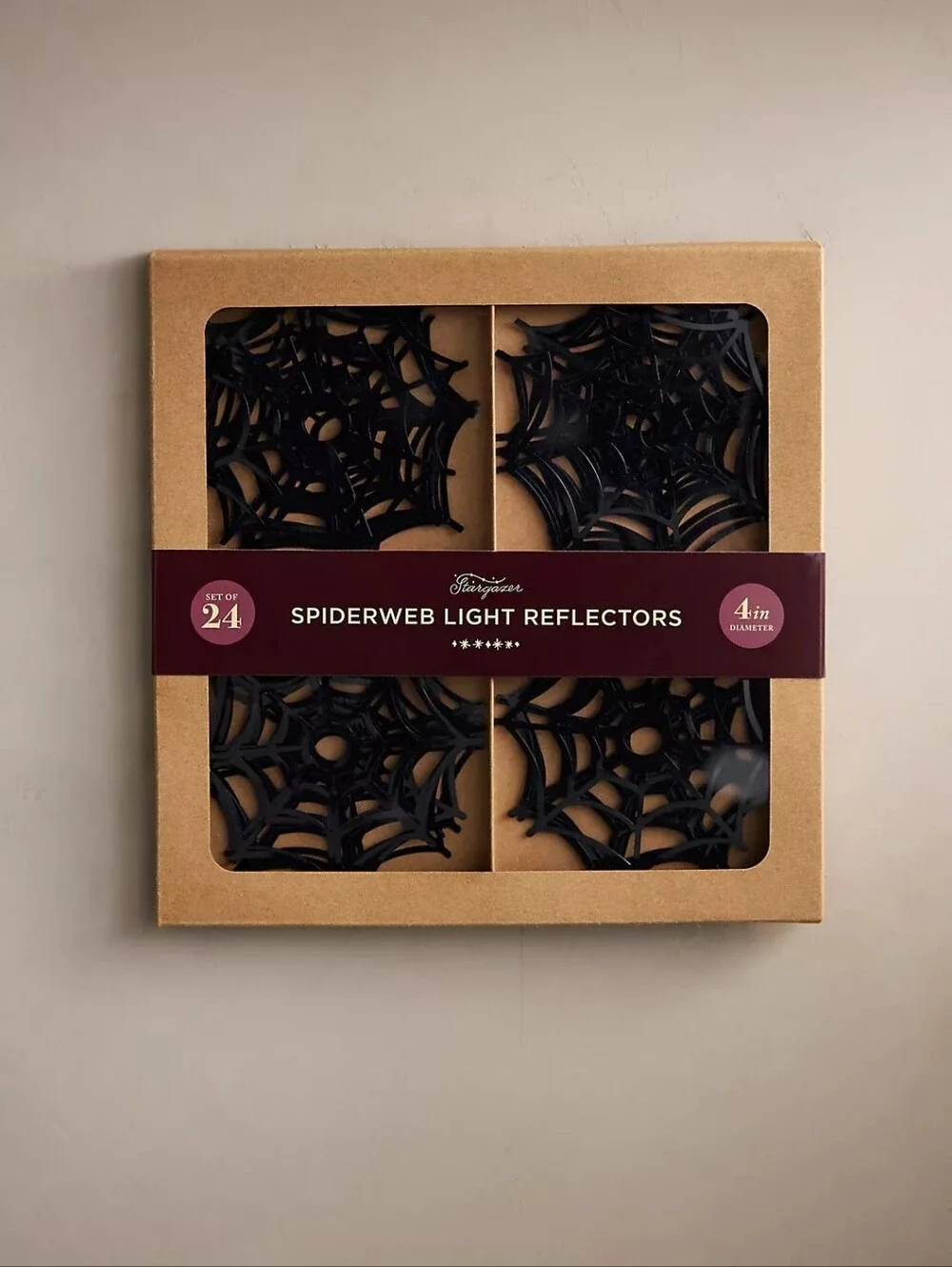 Anthropologie Stargazer Spiderweb Reflectors, Set of 24